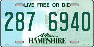 NH license plate 2876940