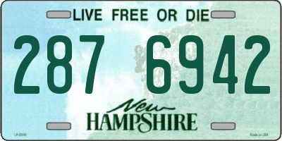 NH license plate 2876942