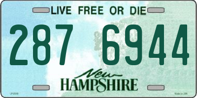 NH license plate 2876944