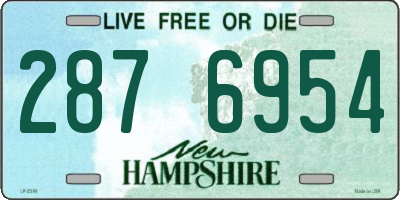 NH license plate 2876954