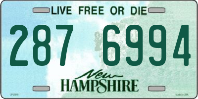 NH license plate 2876994