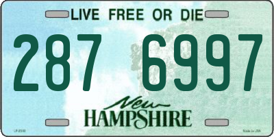 NH license plate 2876997
