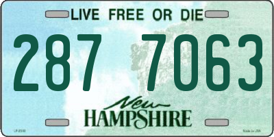 NH license plate 2877063