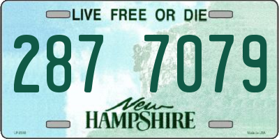 NH license plate 2877079
