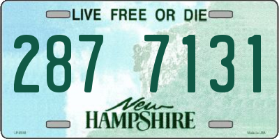 NH license plate 2877131