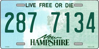 NH license plate 2877134