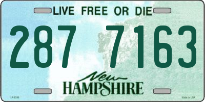 NH license plate 2877163