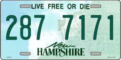 NH license plate 2877171