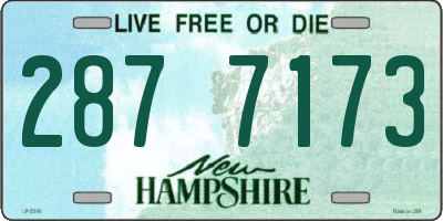 NH license plate 2877173