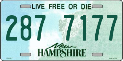 NH license plate 2877177