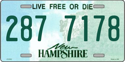 NH license plate 2877178