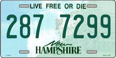 NH license plate 2877299