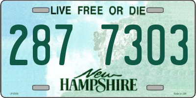 NH license plate 2877303