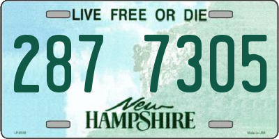 NH license plate 2877305