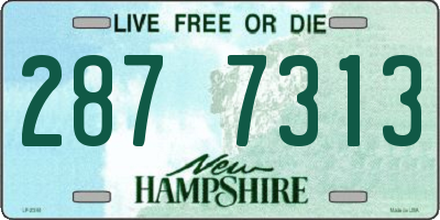 NH license plate 2877313