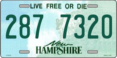 NH license plate 2877320