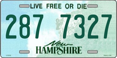 NH license plate 2877327