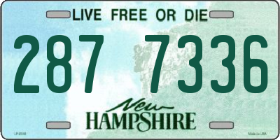 NH license plate 2877336