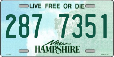 NH license plate 2877351