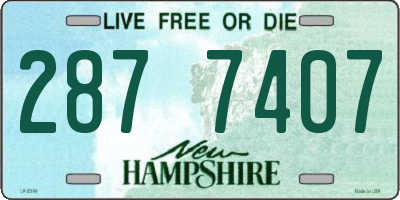 NH license plate 2877407