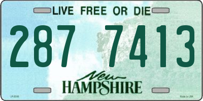 NH license plate 2877413