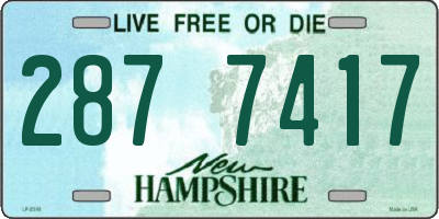 NH license plate 2877417