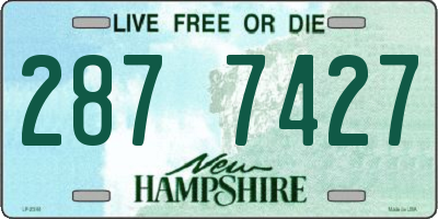 NH license plate 2877427