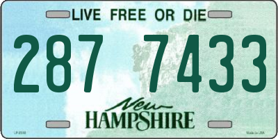 NH license plate 2877433