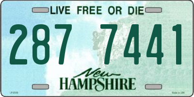 NH license plate 2877441