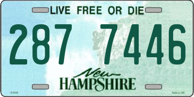 NH license plate 2877446