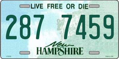 NH license plate 2877459