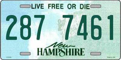 NH license plate 2877461