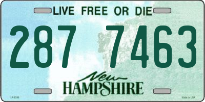 NH license plate 2877463