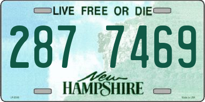NH license plate 2877469