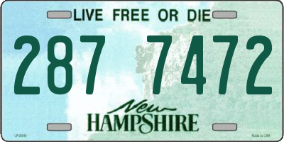 NH license plate 2877472