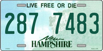 NH license plate 2877483