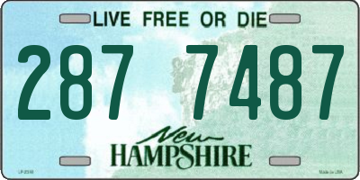 NH license plate 2877487