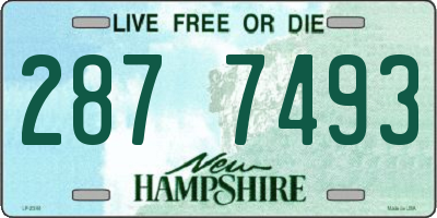 NH license plate 2877493
