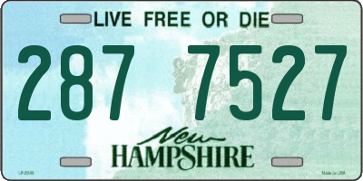 NH license plate 2877527