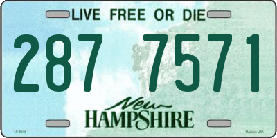 NH license plate 2877571