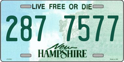 NH license plate 2877577
