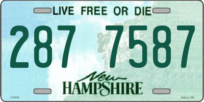NH license plate 2877587