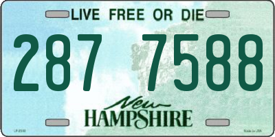NH license plate 2877588