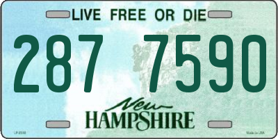 NH license plate 2877590