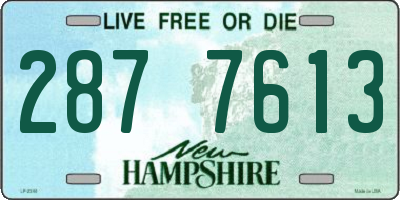 NH license plate 2877613