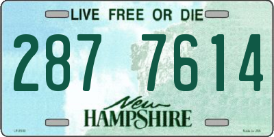 NH license plate 2877614