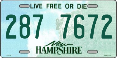 NH license plate 2877672