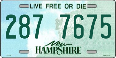 NH license plate 2877675