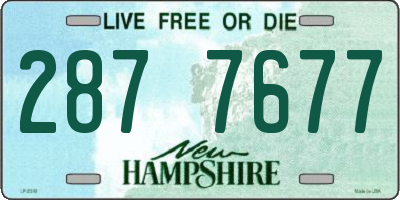 NH license plate 2877677