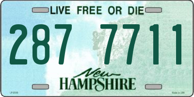 NH license plate 2877711